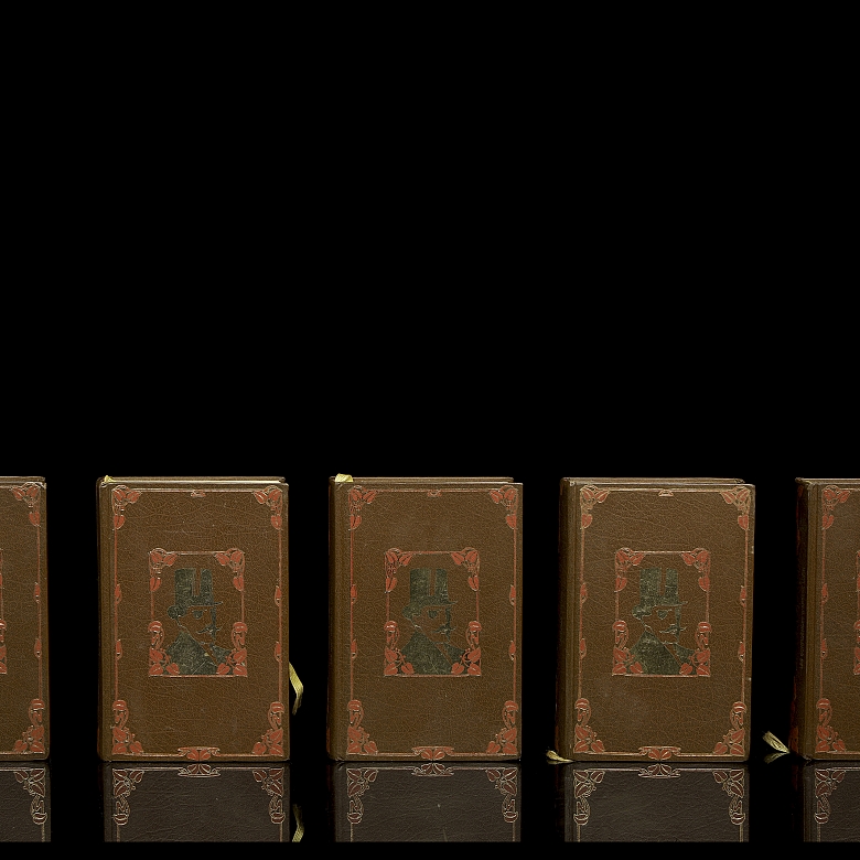 Colección de cinco volúmenes de Arsène Lupin, Maurice Leblanc