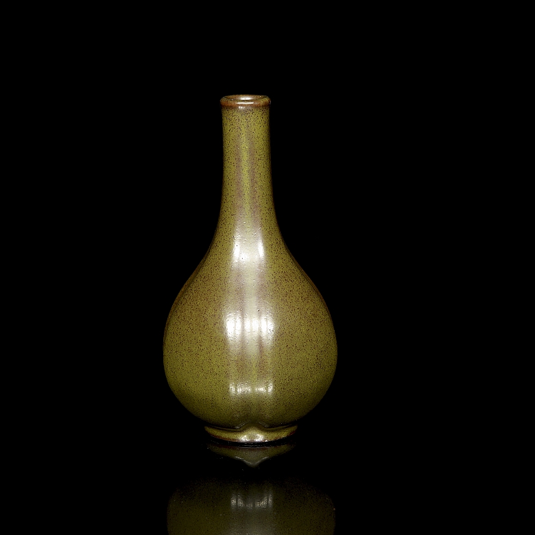 Jarrón de cerámica esmaltada