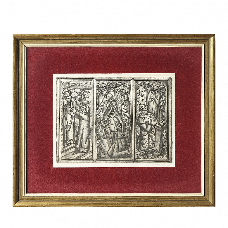 Vicente Castellano Giner (1927–2014) ‘Religious scenes’ - 4