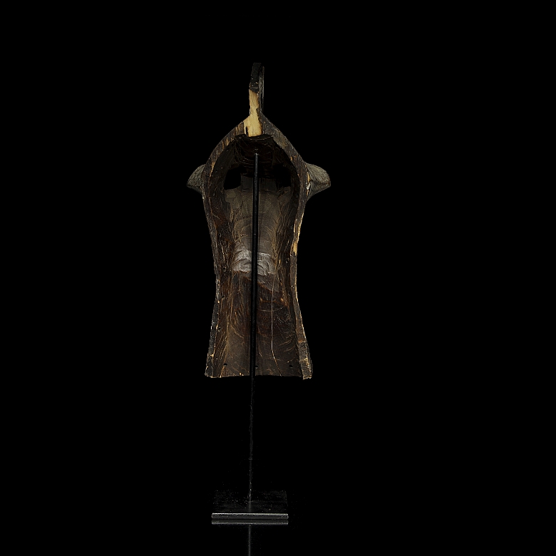 Máscara ceremonial Kifwebe masculina, Songye, R.D. del Congo, s.XX