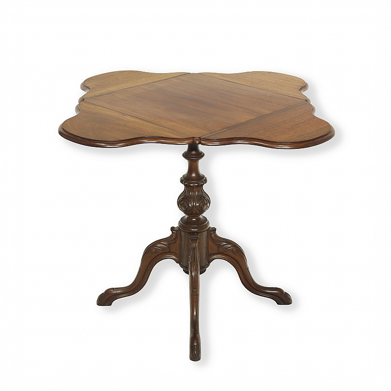 Folding side table, 20th century