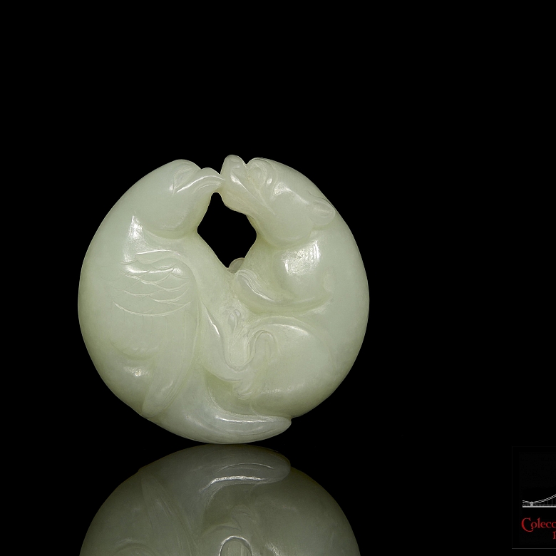Jade pendant ‘Beasts’, Qing dynasty