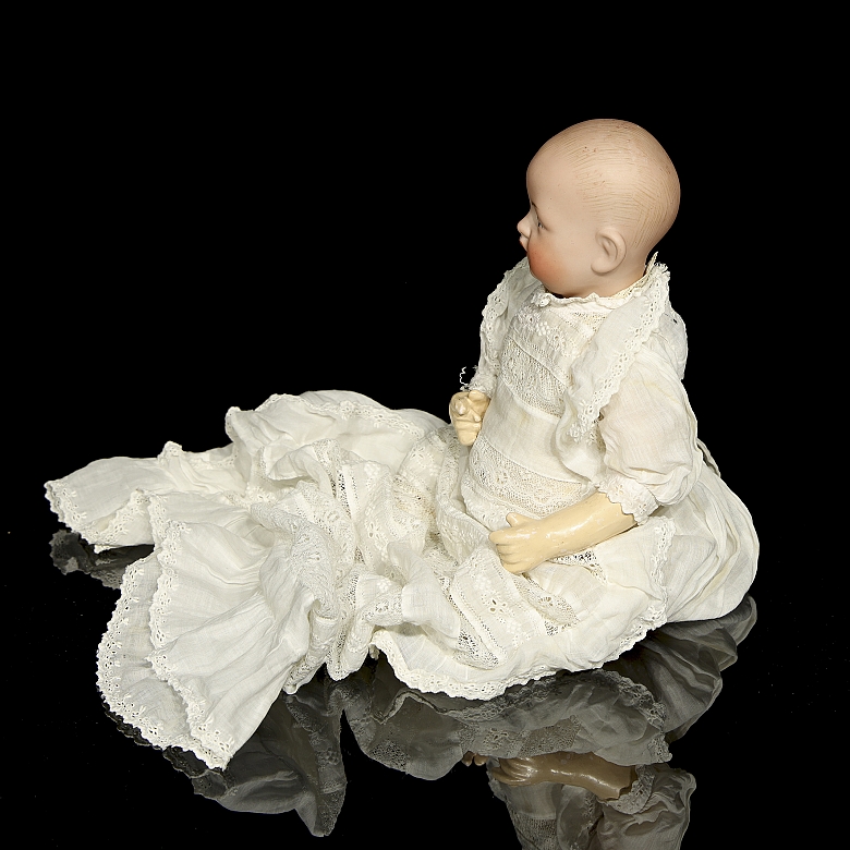 Muñeca de porcelana de carácter Alt, Beck & Gottschalck (ABG), Alemania, c. 1910-1920