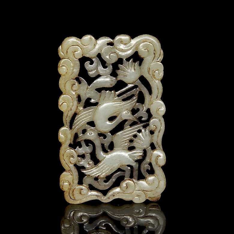 Small Liao-Jin style jade plaque - 2