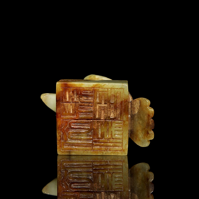Sello de jade amarillo