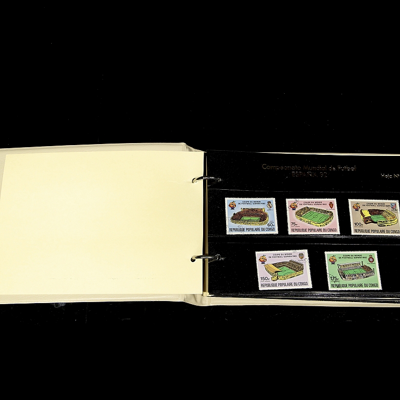 Stamp collection ‘World Cup Football Championship’, 1982 - 2