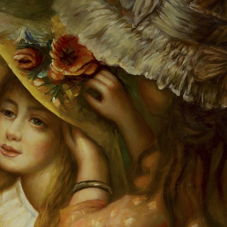 Reproducción de la obra de Pierre-Auguste Renoir