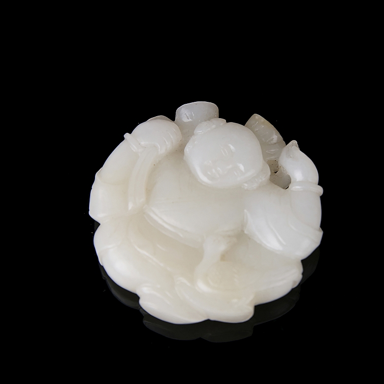 Colgante de jade de Hetian 