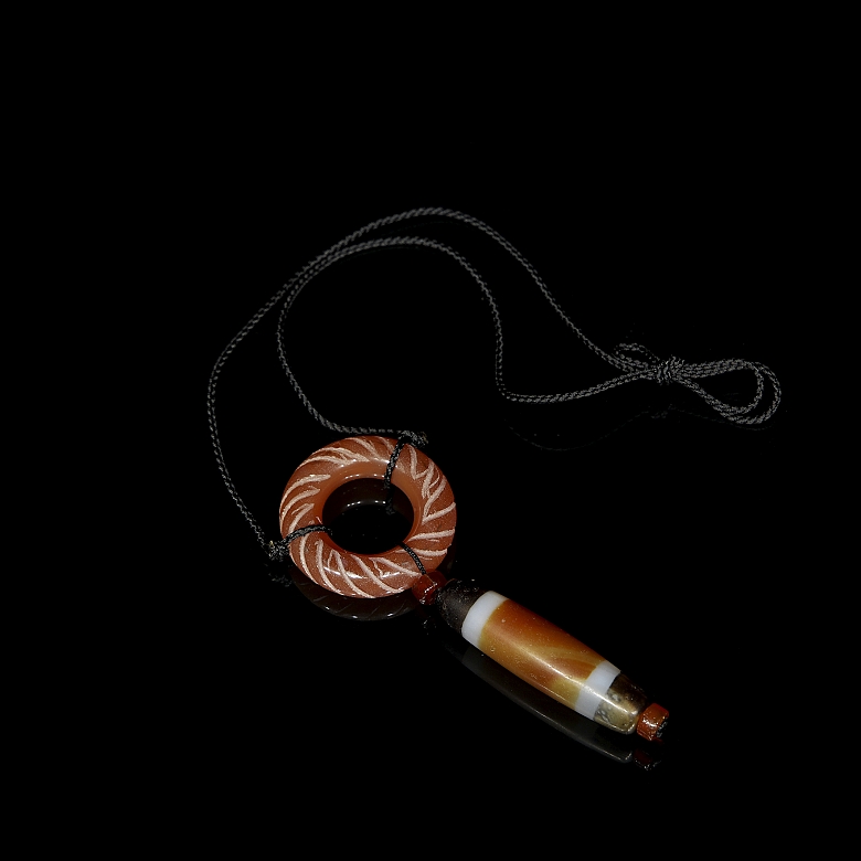 Collar de ágata 