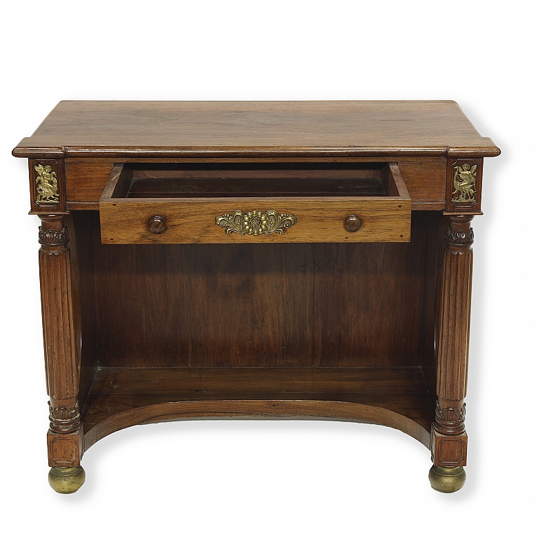 Pair of Empire-style consoles, 19th century