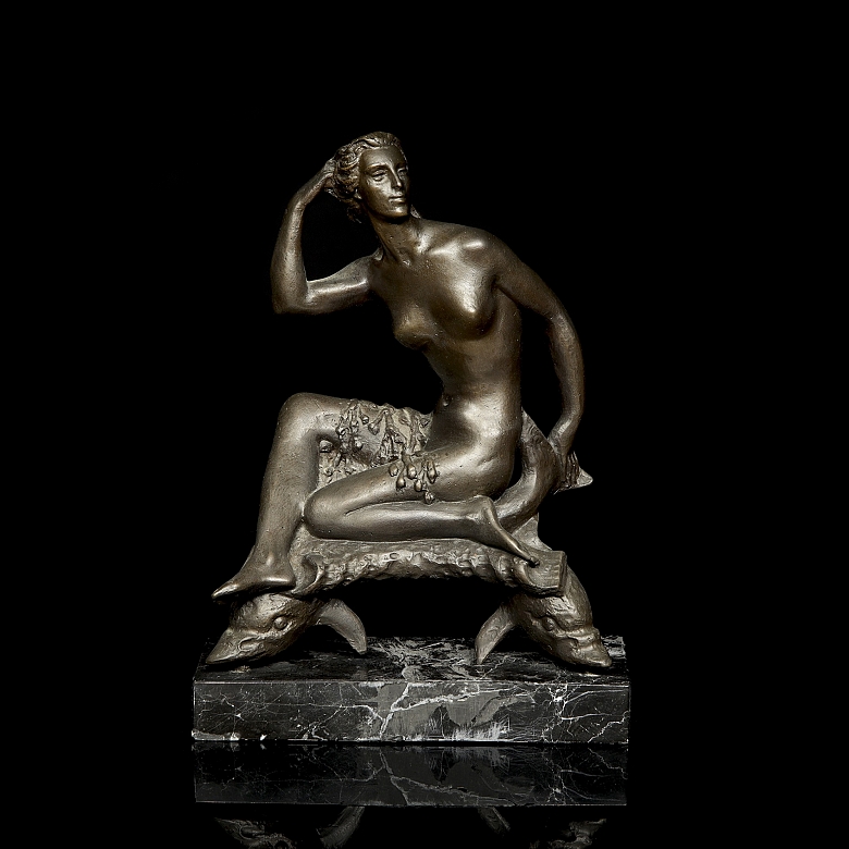 Juan de Avalos (1911-2006)  “Lady with Dolphins”