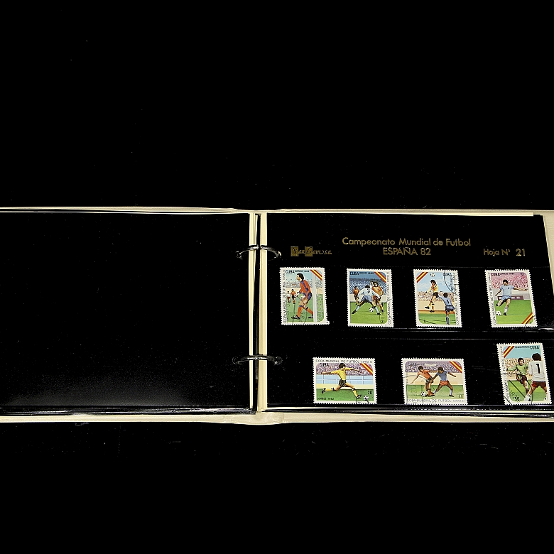 Stamp collection ‘World Cup Football Championship’, 1982 - 4