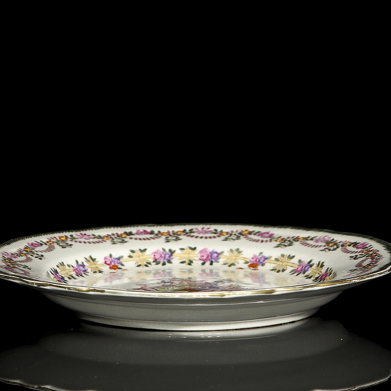 Plato de porcelana 