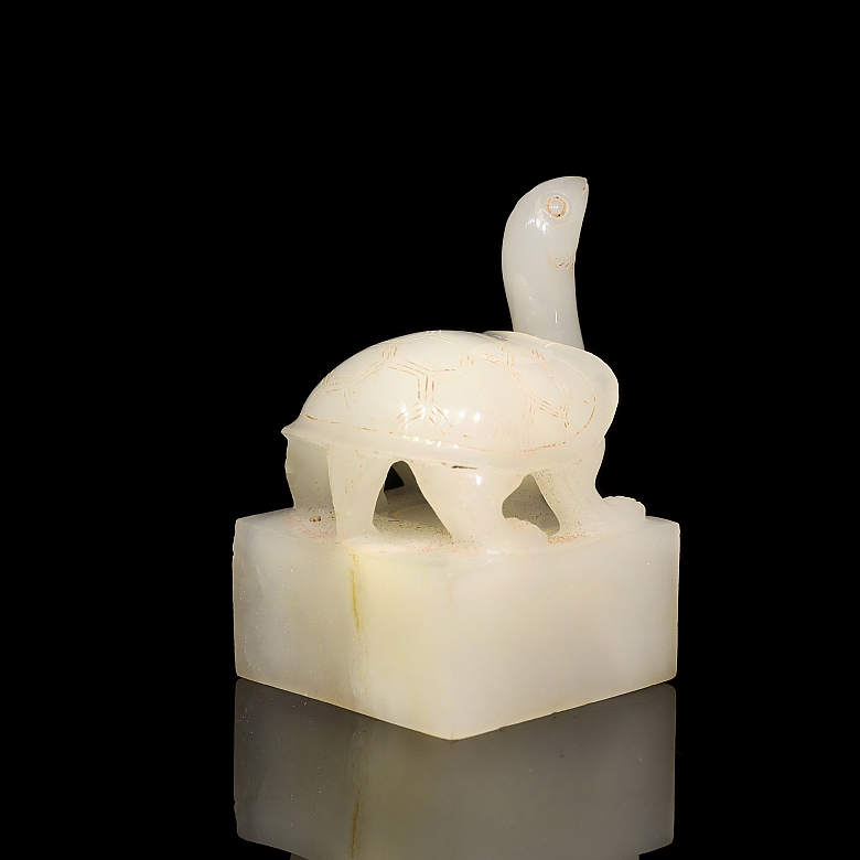 Pequeño sello de jade 