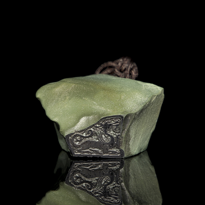 Stone-carved seal “Beast,” 20th century - 5