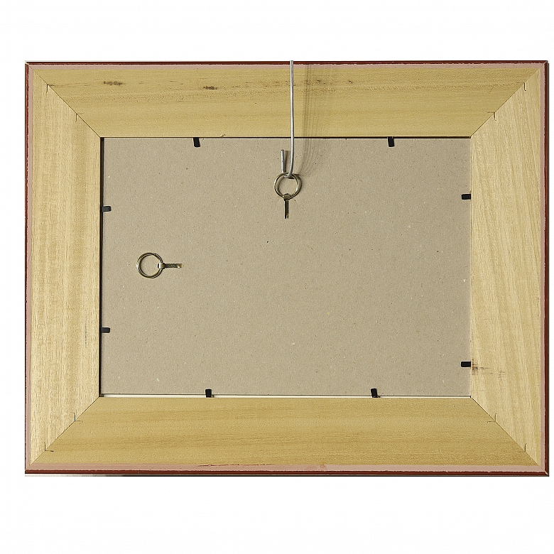 彩色照片复制品，《采花》，2003年