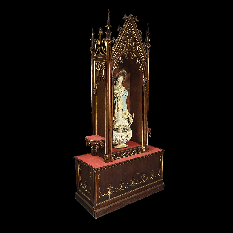 Capilla con imagen de la 