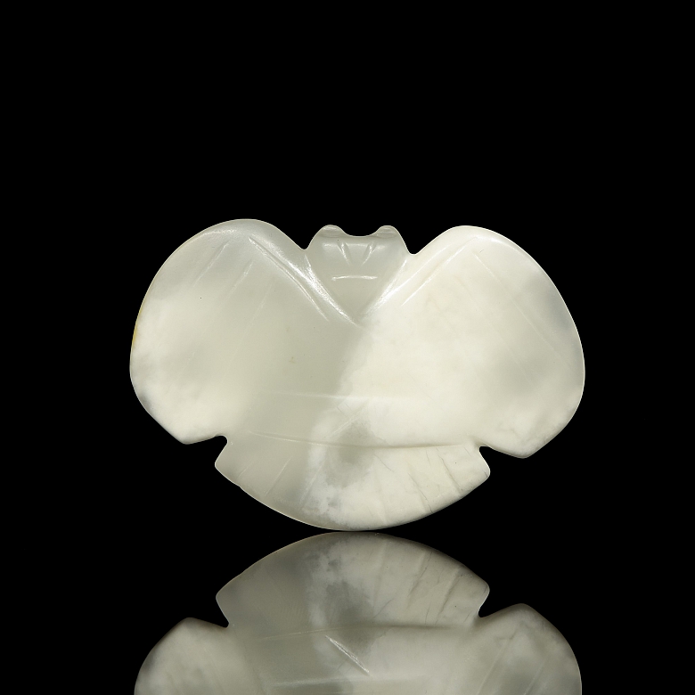 Figura de jade blanco 