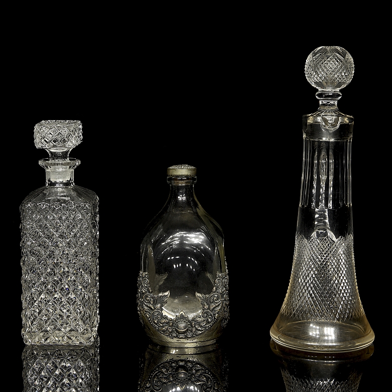 Set of glass bottles, 20th century - 3