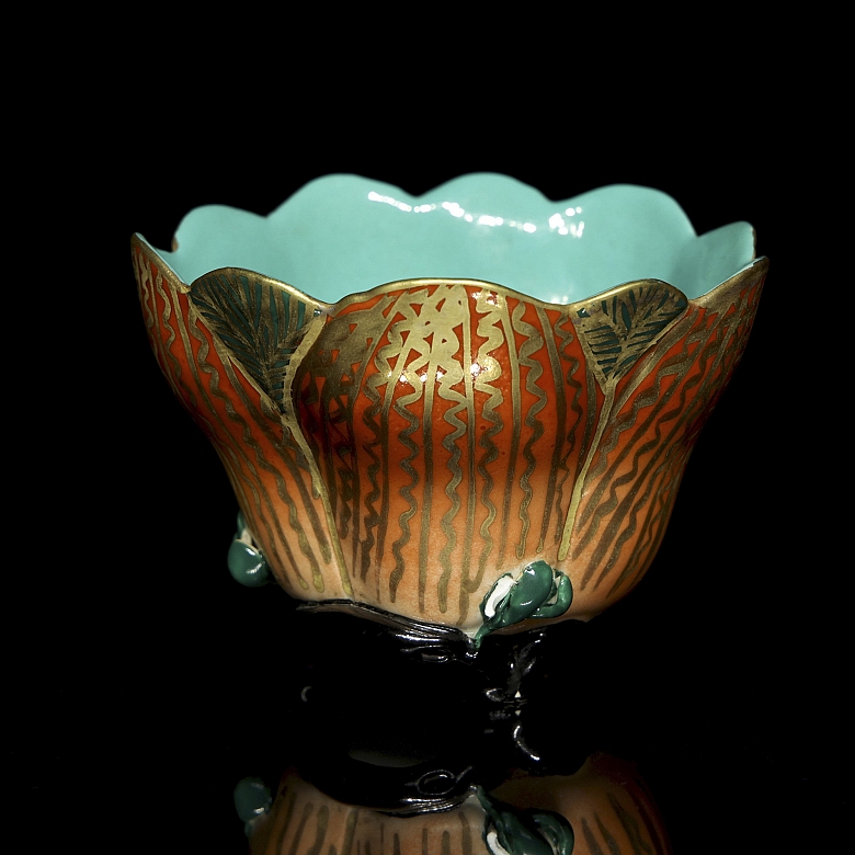 Taza de porcelana esmaltada 
