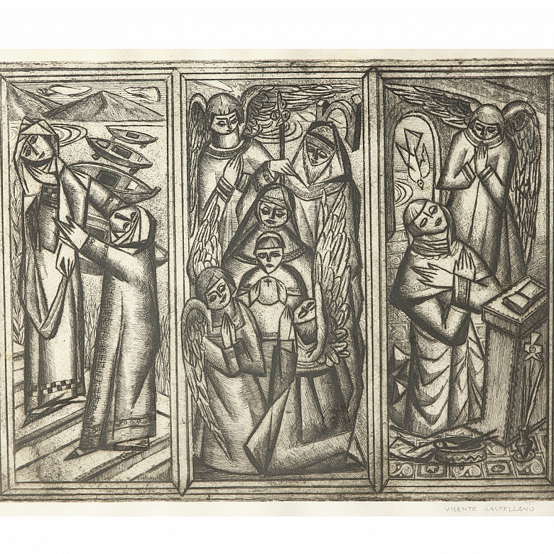 Vicente Castellano Giner (1927–2014) ‘Religious scenes’