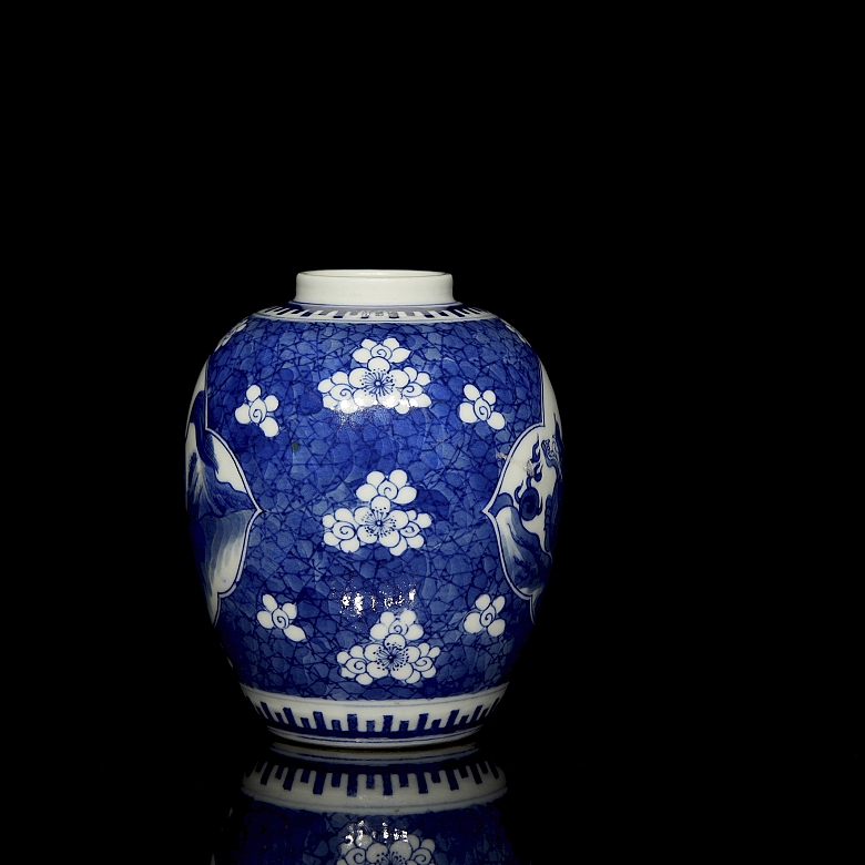 Jarrón de porcelana esmaltada 