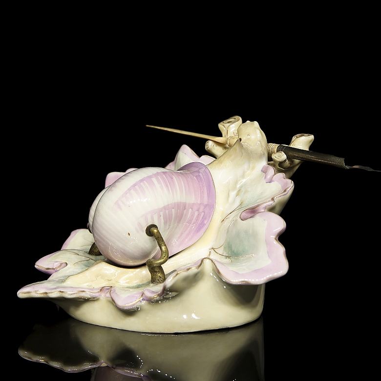 Scribe's Office ‘Snail on leaf’, 1810-1850 - 10