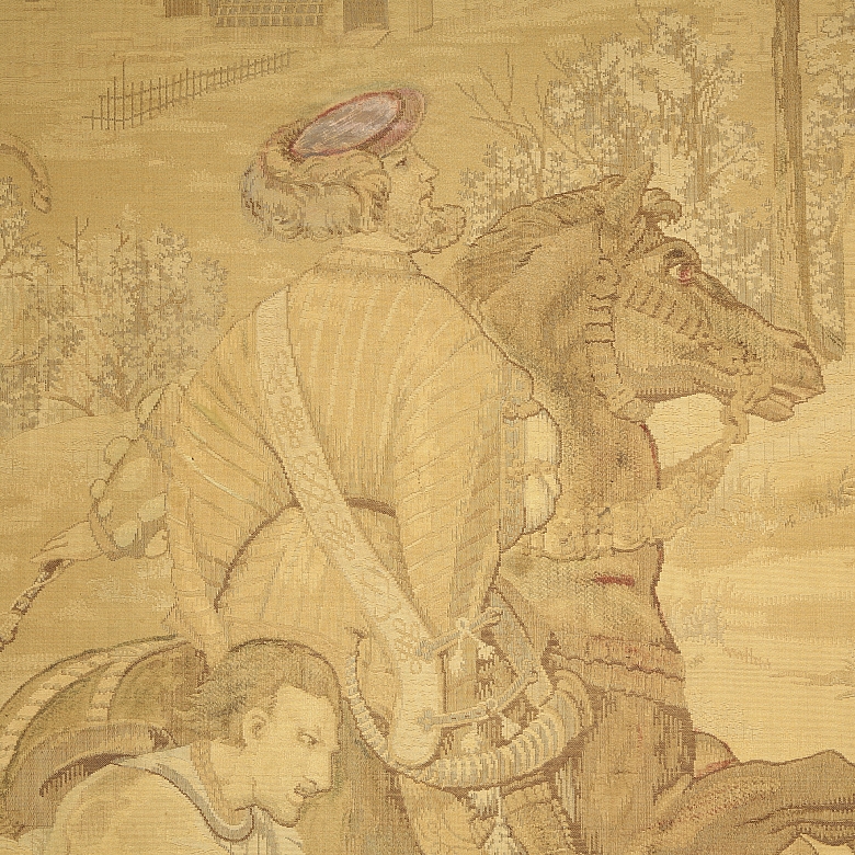 Large tapestry ‘Les Chasses de Maximilien’, 20th century