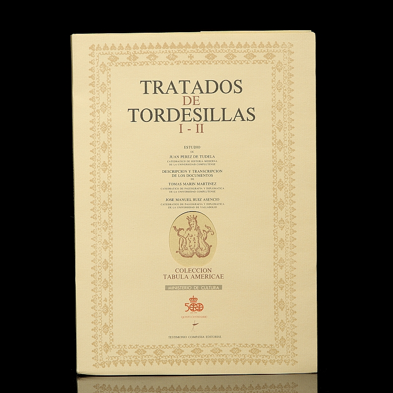 Facsimile ‘Treaty of Tordesillas’, 1990 - 1