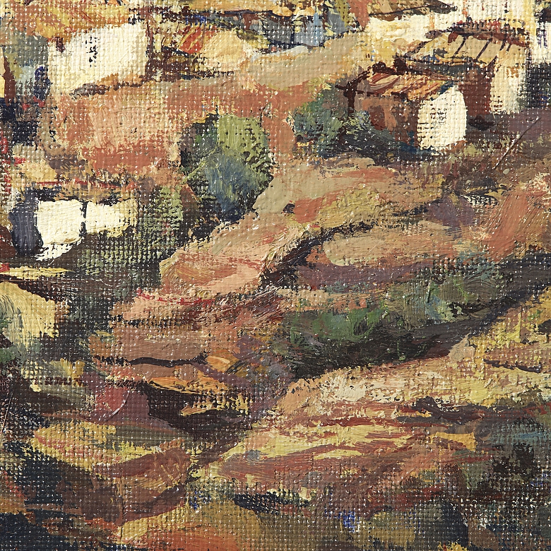 Juan José Abella Rubio (1944) “Views of the village” - 2