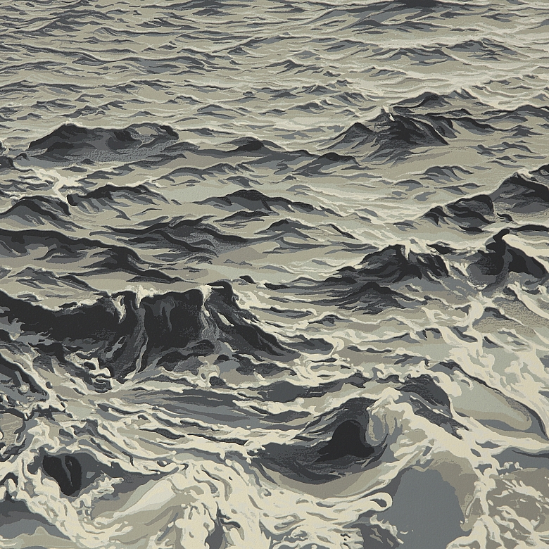 爱德华多·桑斯·弗莱尔 Eduardo Sanz Fraile (1928–2013) 《波浪II》，2004年 - 2