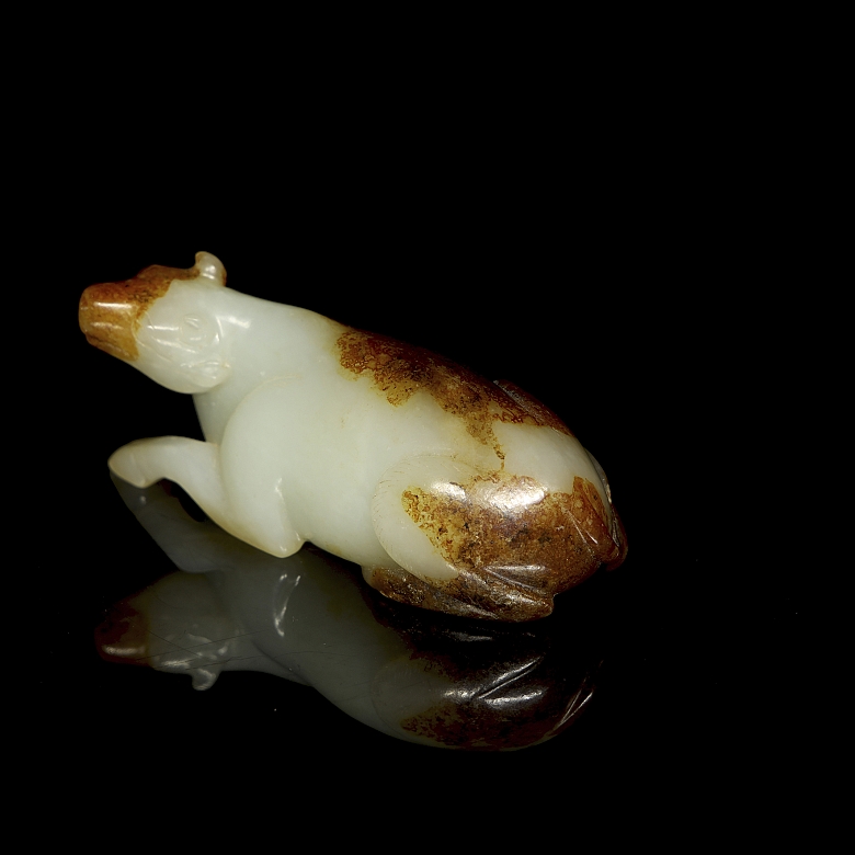 Figura de jade tallado