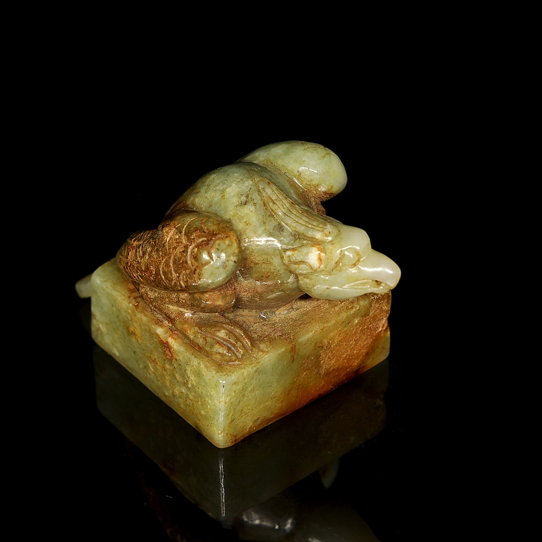 Sello de jade amarillo