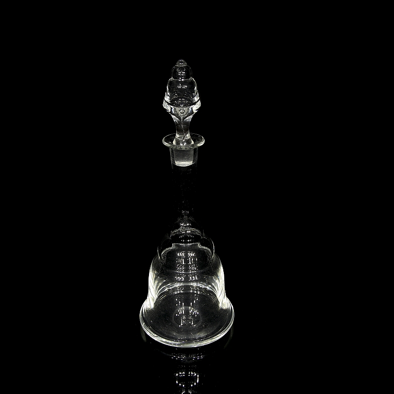 钟形水晶花瓶，20世纪