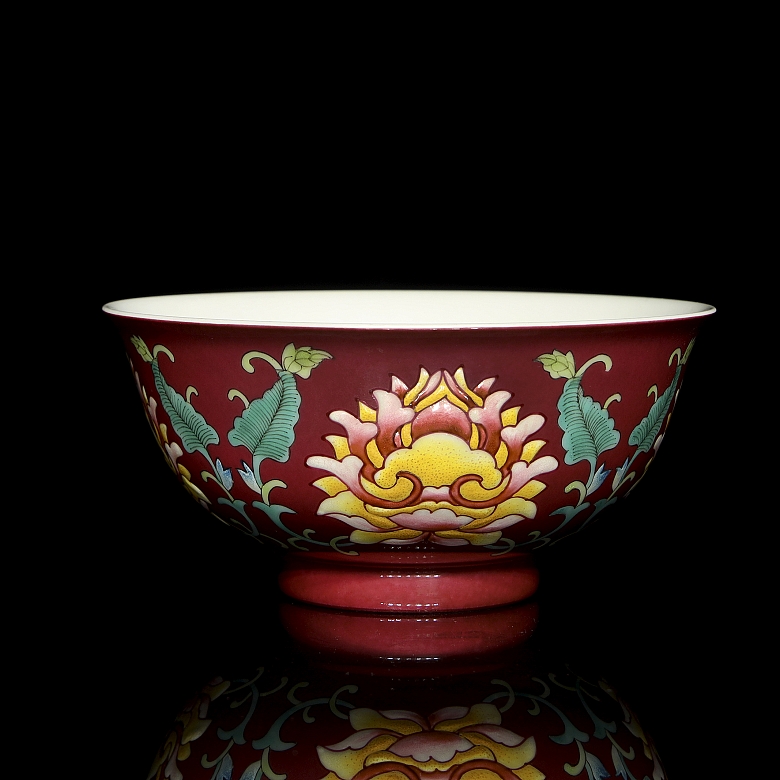 Bol de porcelana esmaltado 