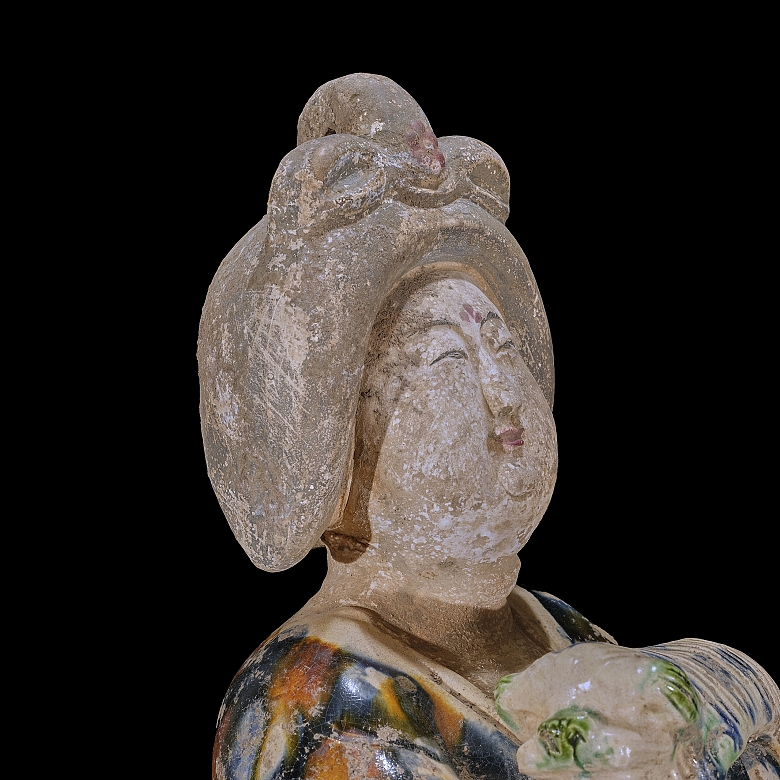 Cerámica vidriada sancai 