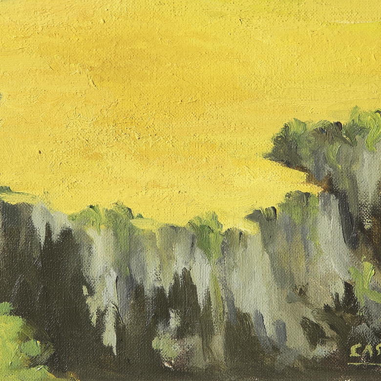 维森特·卡斯特尔·阿隆索 Vicente Castell Alonso 《山景》