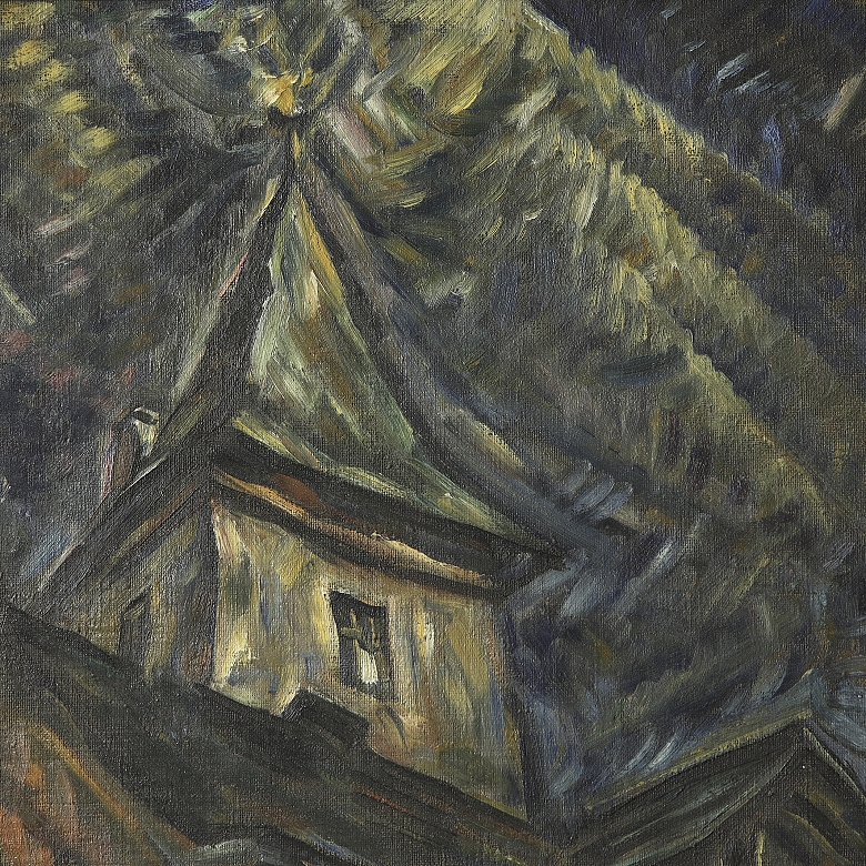 Albert Stefan Kohler (1883-1946) ‘Night Scene’, 1927