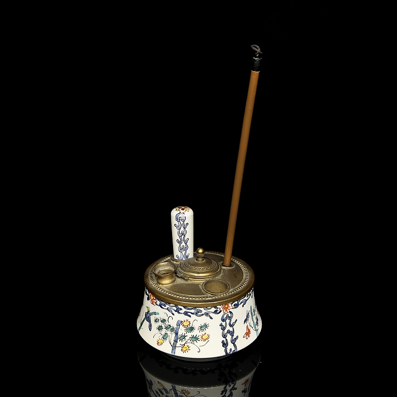 Limoges, porcelain writing desk, 19th-20th century - 2