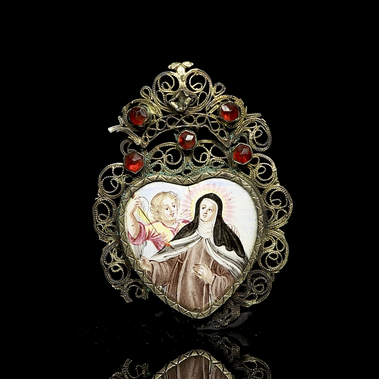 圣特蕾莎圣像与圣髑盒，20世纪