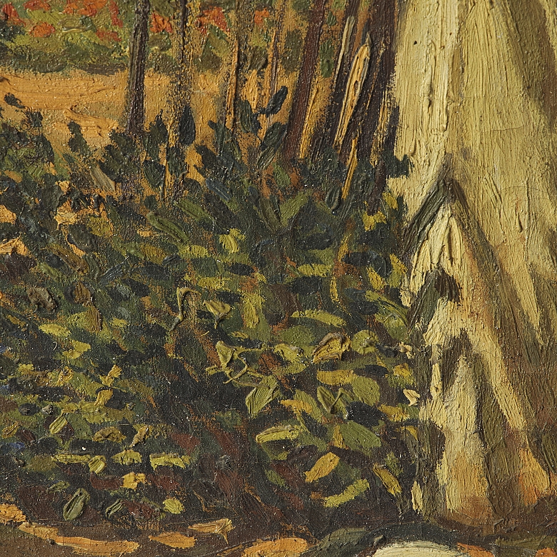 Joaquín Tudela y Perale (1892–1970) ‘Sunrise from the porch’