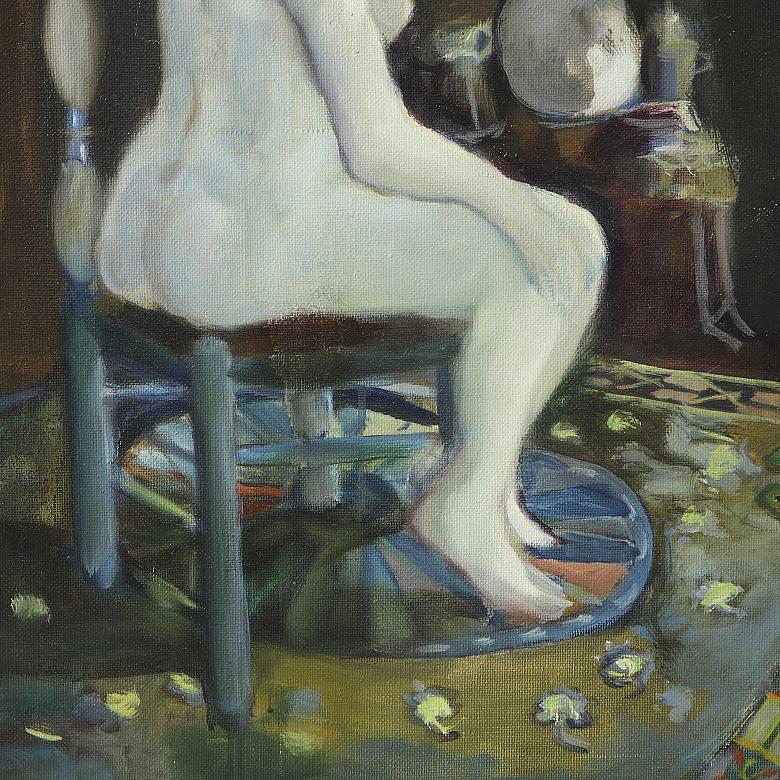Manuel Fernández Luque (1919–2005) ‘Nude with Rug’