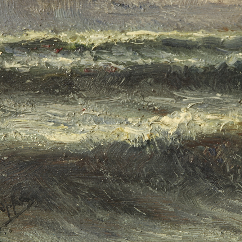 19th century Spanish school ‘Sea’