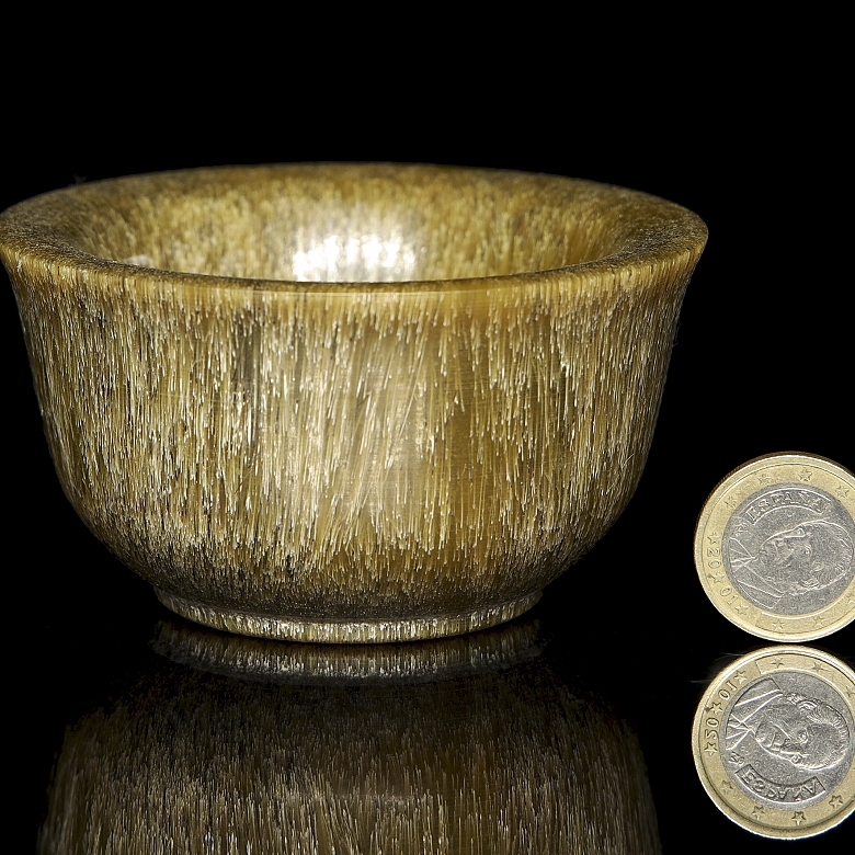 Cuenco de asta tallada, s.XX - 6