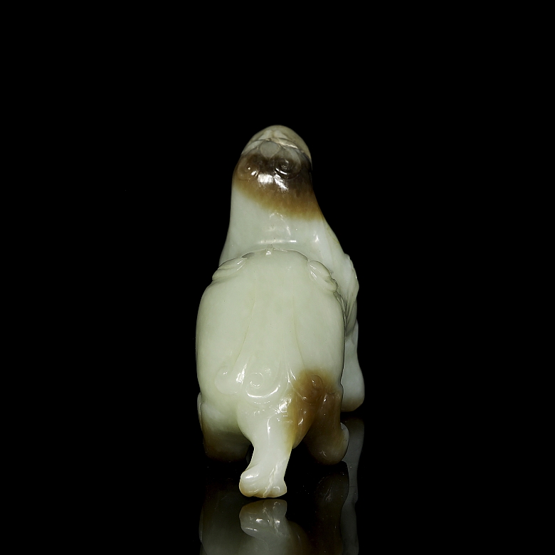 Figura de jade tallado 