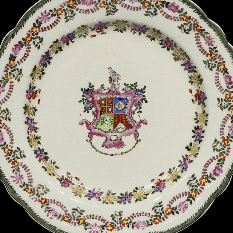 Plato de porcelana 
