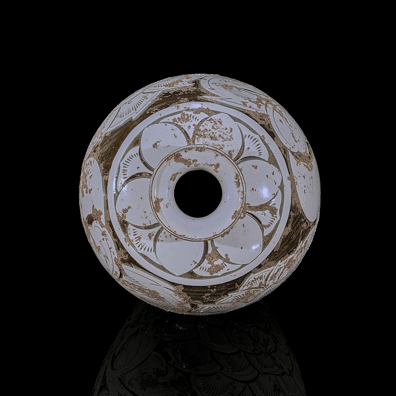 Jarrón meiping de cerámica Cizhou 